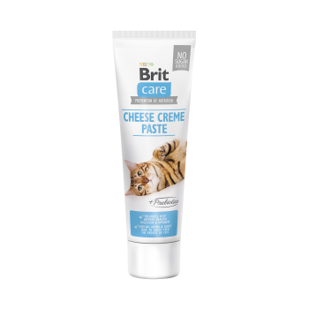 BRIT CARE ΠΑΣΤΑ ΓΑΤΑΣ ΤΥΡΙ με ΠΡΕΒΙΟΤΙΚΑ100gr BRIT CARE ΠΑΣΤΑ ΓΑΤΑΣ ΤΥΡΙ με ΠΡΕΒΙΟΤΙΚΑ100gr